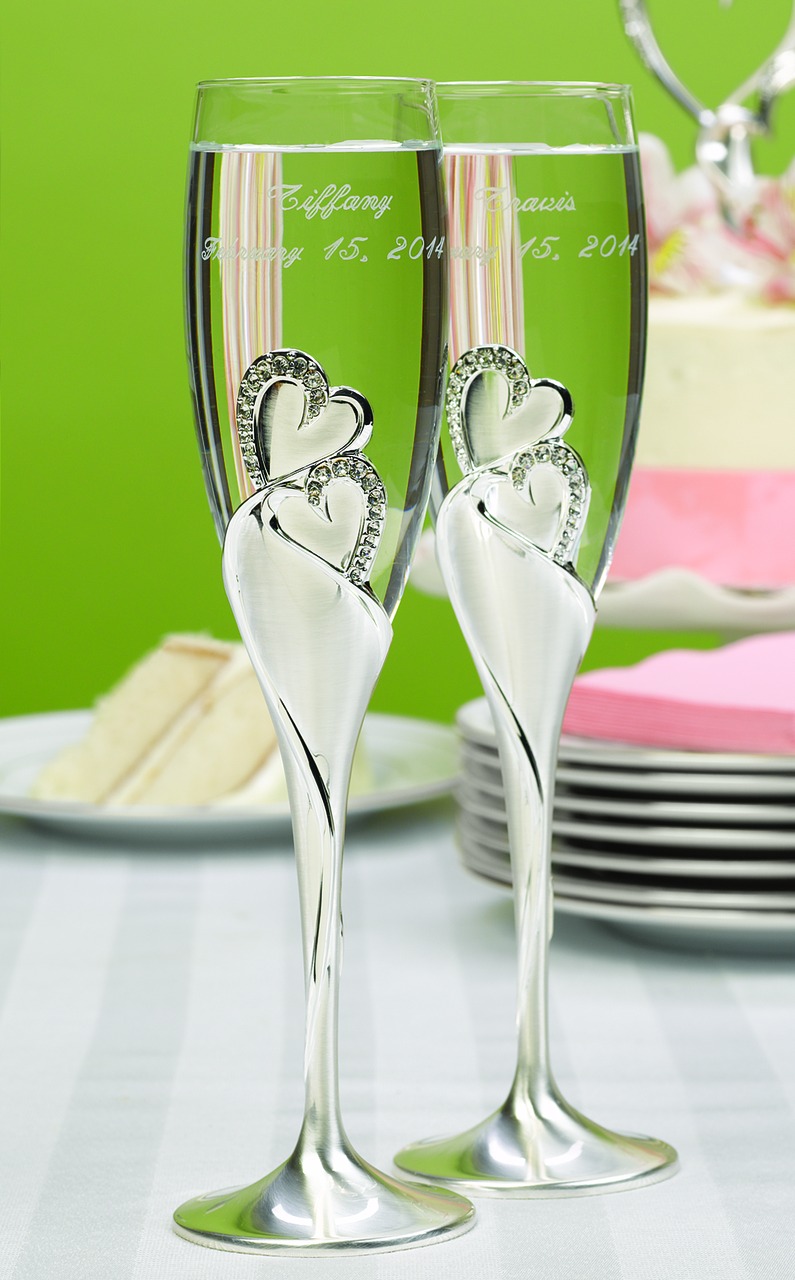 Sparkling Love Flutes