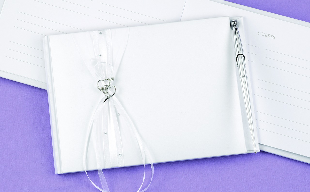 Heartfelt Whimsy Guest Book & Pen