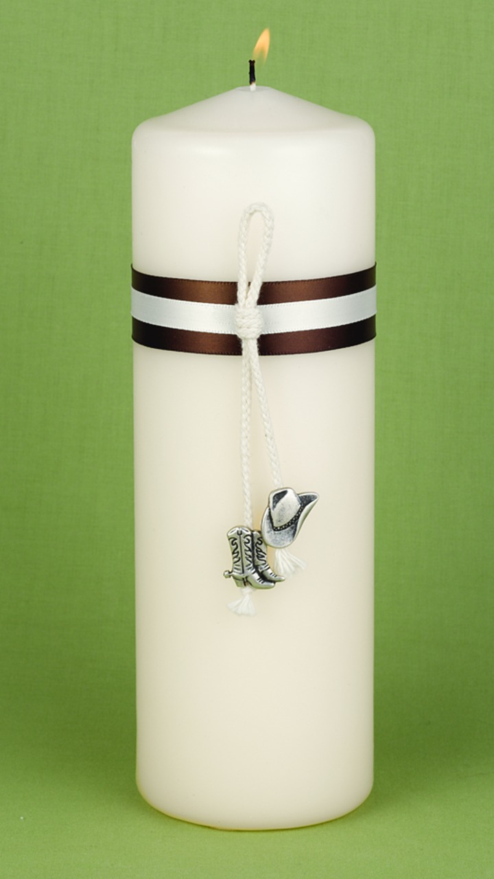 Cowboy Charm Unity Candle