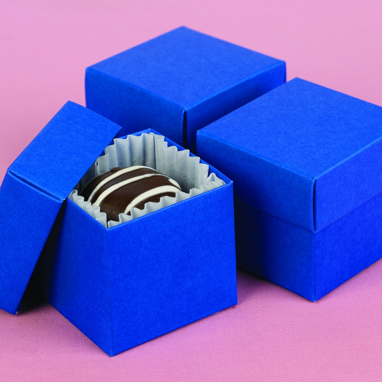 Royal Blue 2 piece Favor Boxes