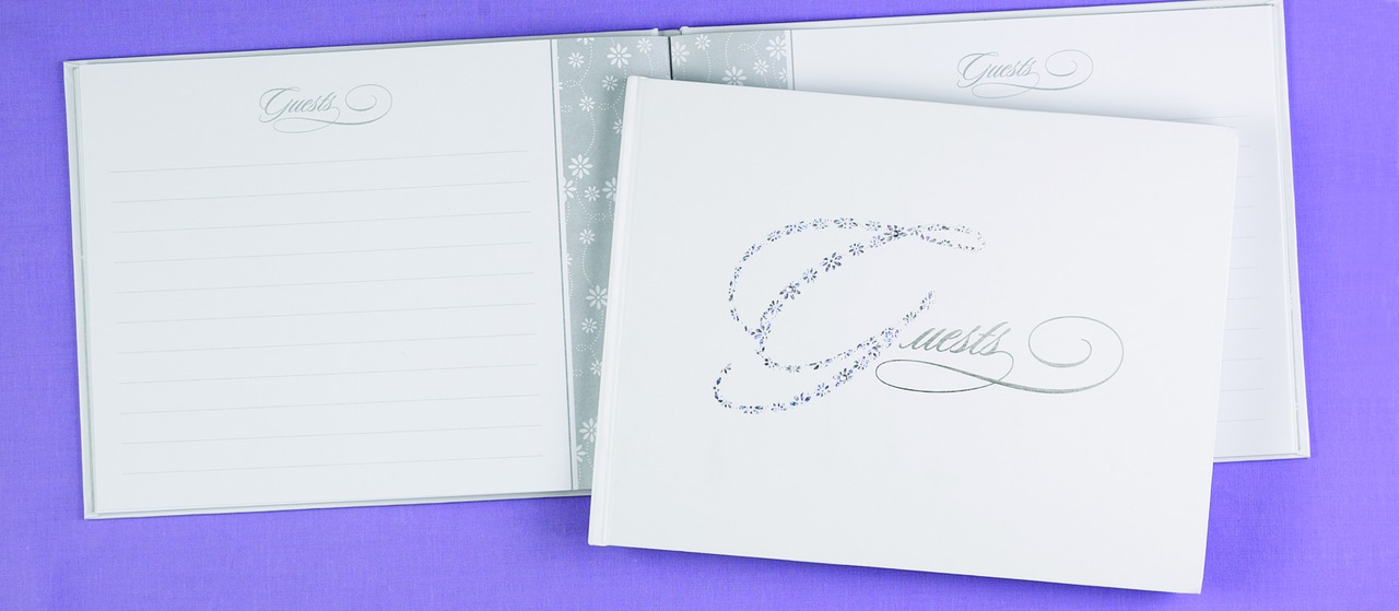 Sparkling Silver Guest Book