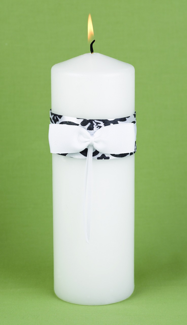 Black Enchanted Unity Candle