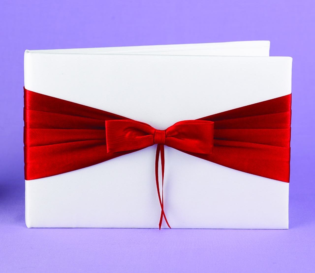 Red Lasting Radiance Guest Book