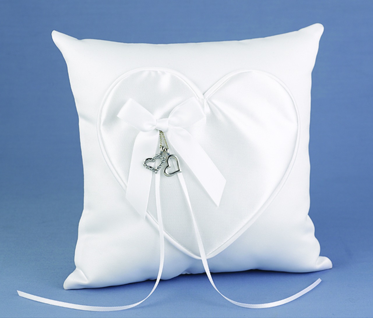 Satin Heart Pillow