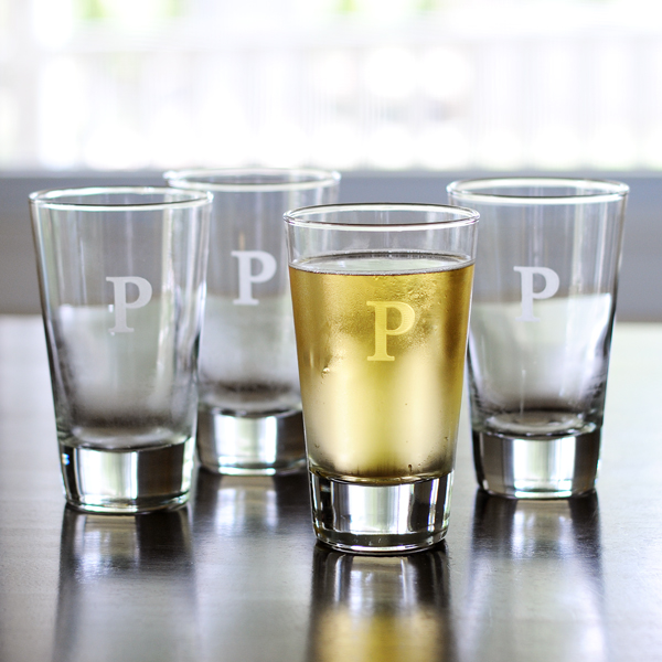 Personalized Pint Glasses (Set of 4)