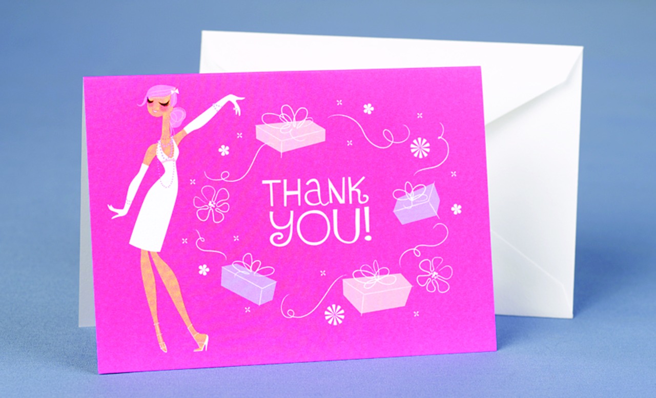 Sophisticated Bride Thank You