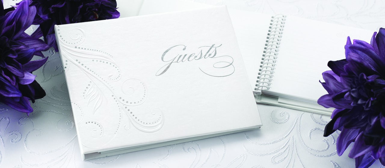 Swirl Dots Guest Book