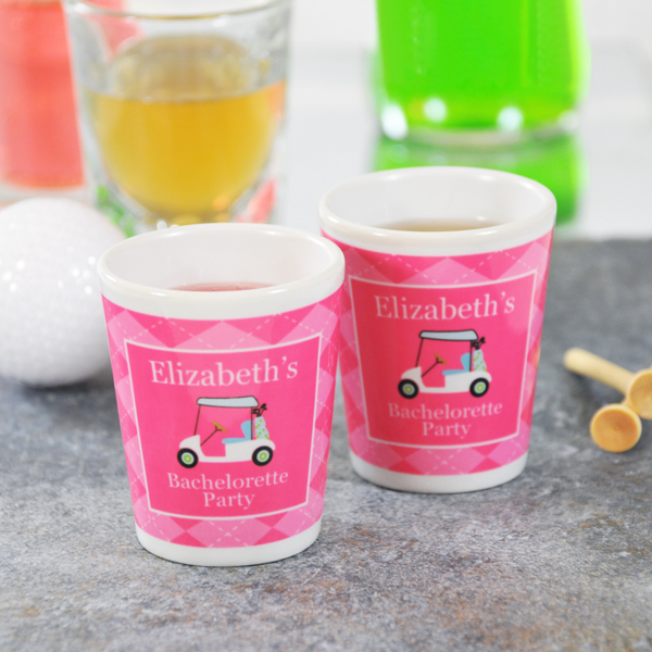 Personalized Bar Golf Party Shot Glasses (Set of 2)