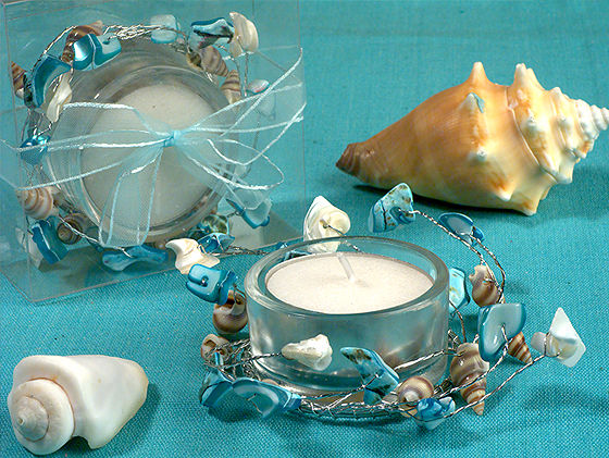 Unique Beach Theme Candle Holder