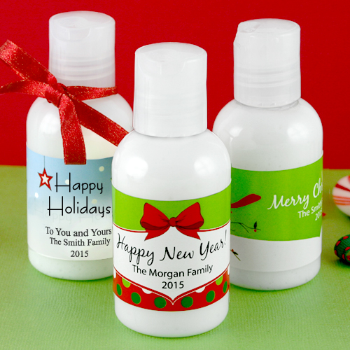 Personalized Holiday Hand Lotion