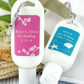 Silhouette Collection Personalized Sunscreen with Carabiner (SPF 30)