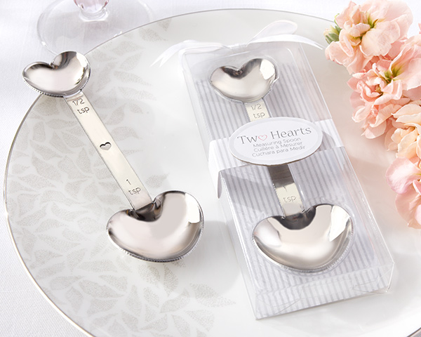 "Two Hearts" Stainless-Steel Measuring Spoon