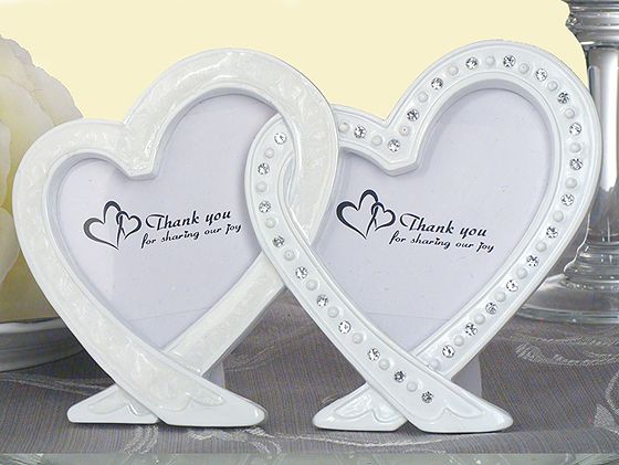 Two Hearts Become One Photo Frame -Intertwined Hearts