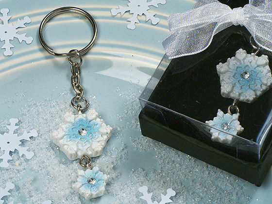 Winter Wonderland Collection Snowflake Keychain