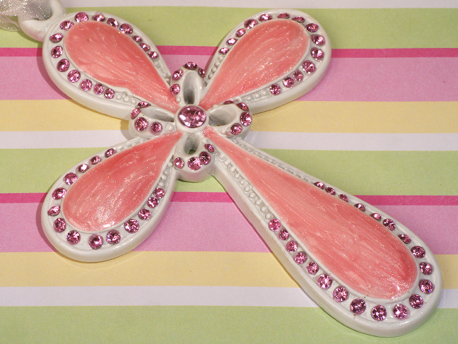 Blessed Events Cross Collection -Marbleized Pink