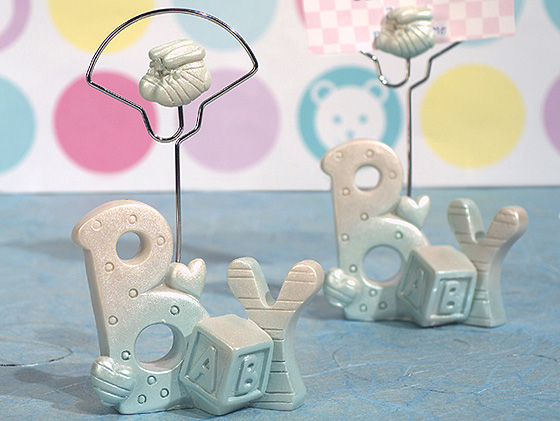 Baby Place Card Holder -Blue