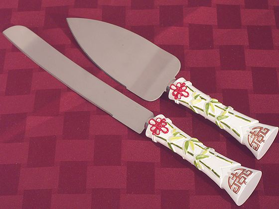 Double Happiness Collection Cake And Knife Set
