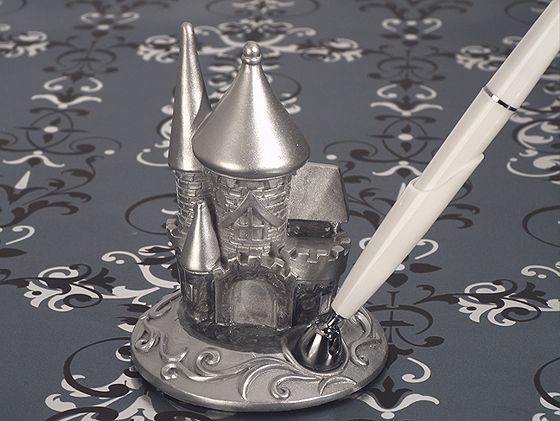 Platinum Castle Collection Pen Set.