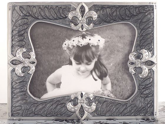 Platinum Fleur De Lis Collection Guest Book