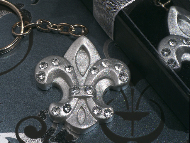 Fleur De Lis Key Chain Favor