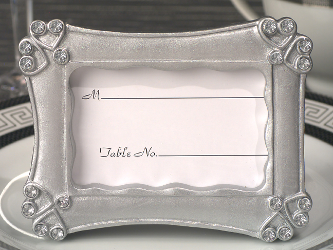 Contemporary Silver Epoxy Photo Frame