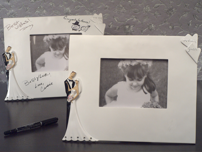 Best wishes Signature photo frame