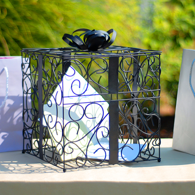 Black Reception Gift Card Holder