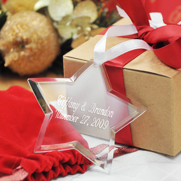 Personalized Star Holiday Ornament