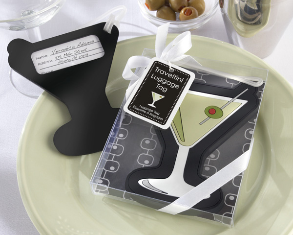 "Traveltini" Martini Luggage Tag