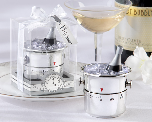 "It's About Time! Let's Celebrate" Champagne Bucket Timer