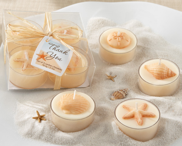"Seaside" Tea Light Candle Set