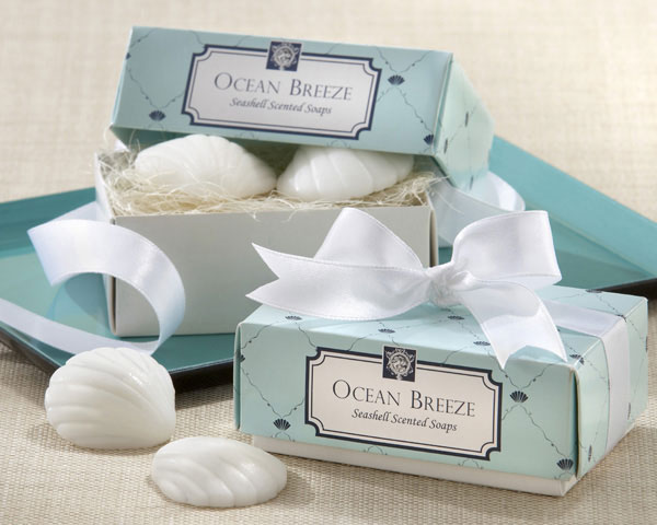 "Ocean Breeze" Scented Seashell Soaps