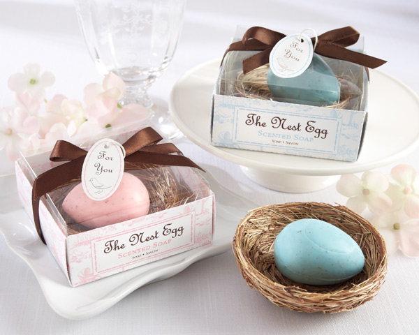 "The Nest Egg" Scented Egg Soap in Nest -Pink