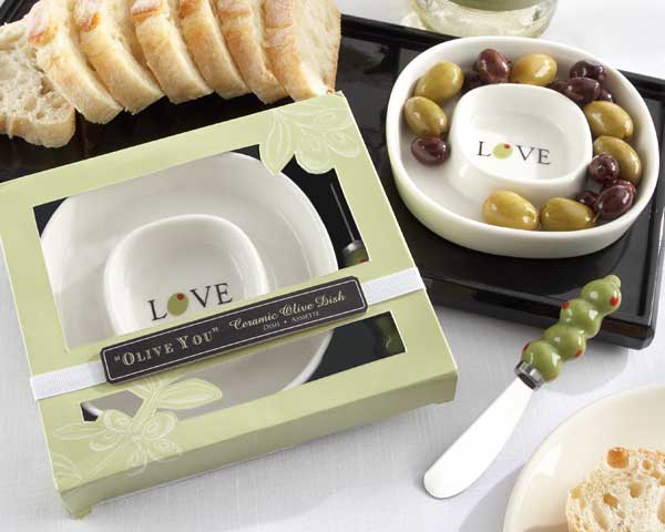 "Olive You" Olive Tray and Spreader