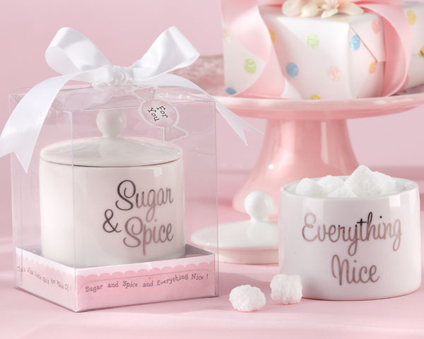 "Sugar, Spice and Everything Nice" Ceramic Sugar Bowl
