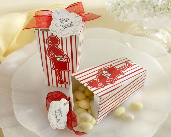 "About to Pop!" Popcorn Favor Box (Set of 24)