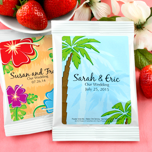 Personalized Strawberry Daiquiri Favors