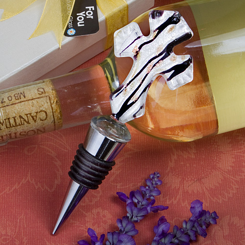 Murano Collection Cross Bottle Stopper