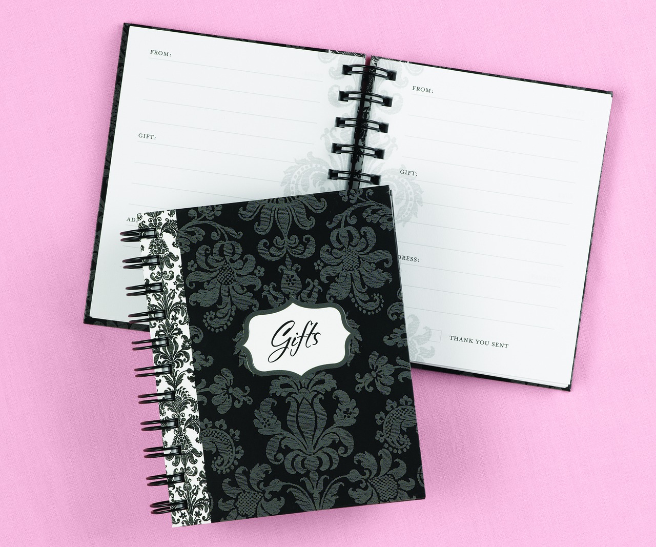 Damask Gift Record Book
