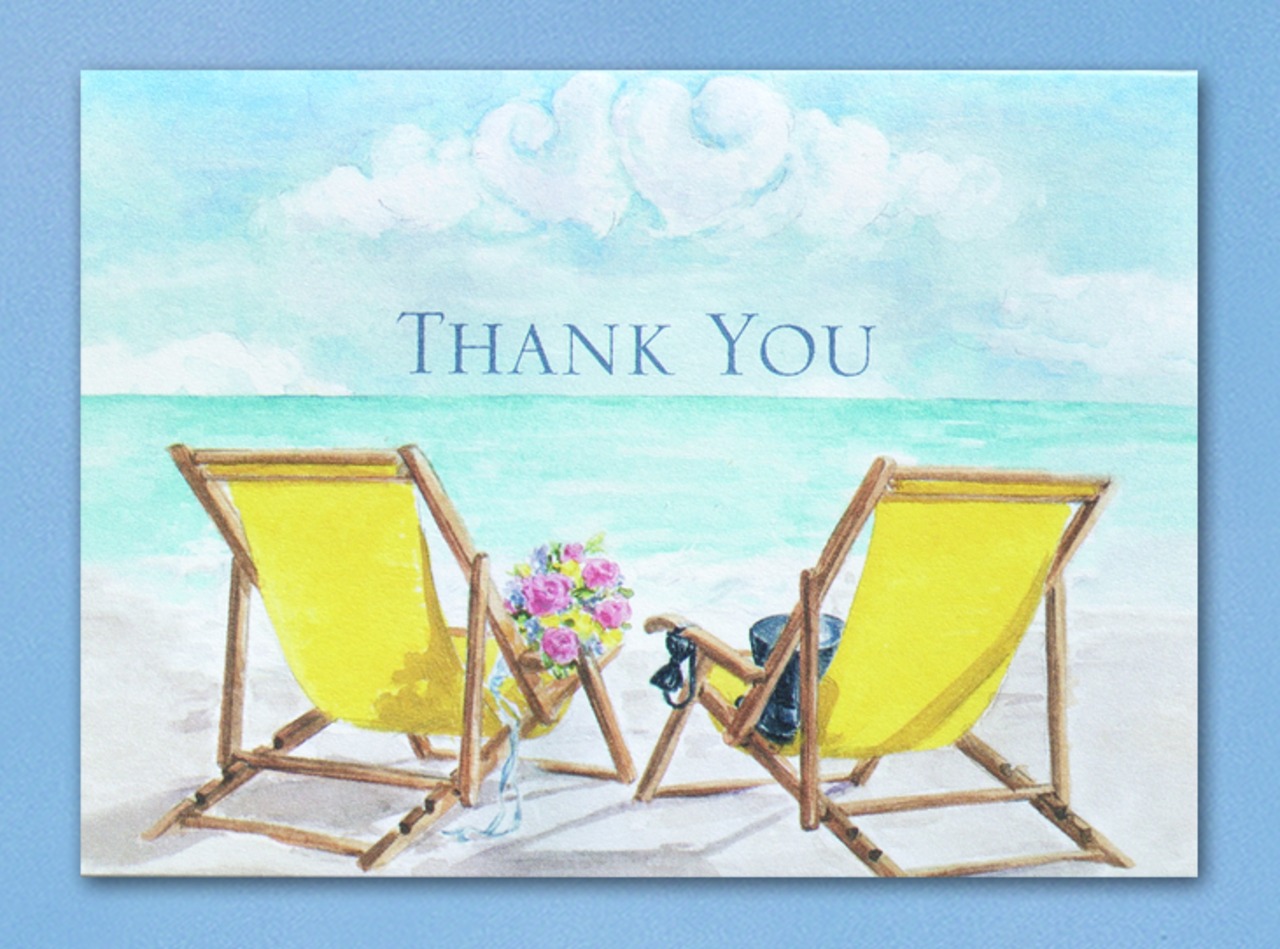Seaside Jewels Thank You Cards