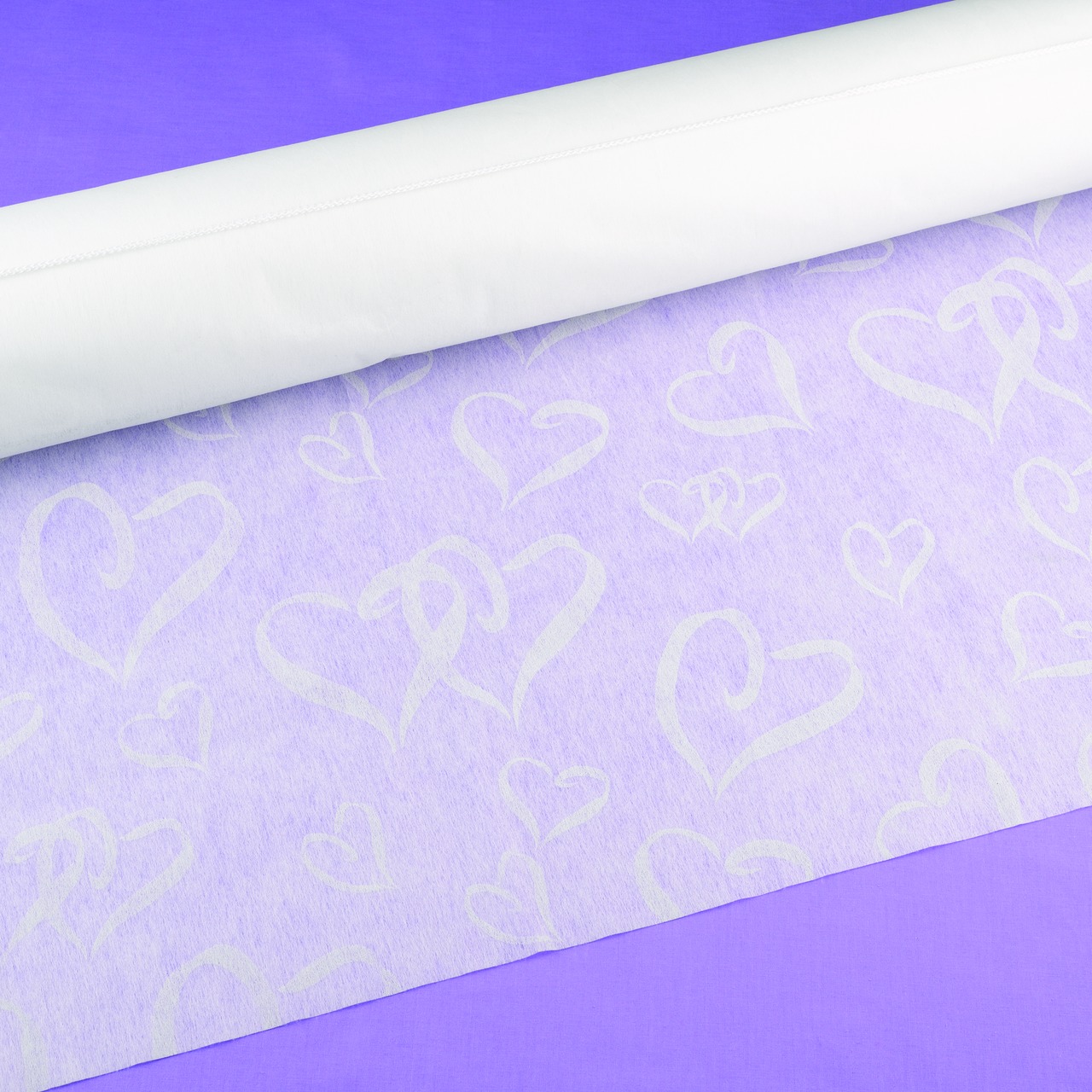 Linked at Heart White Aisle Runner