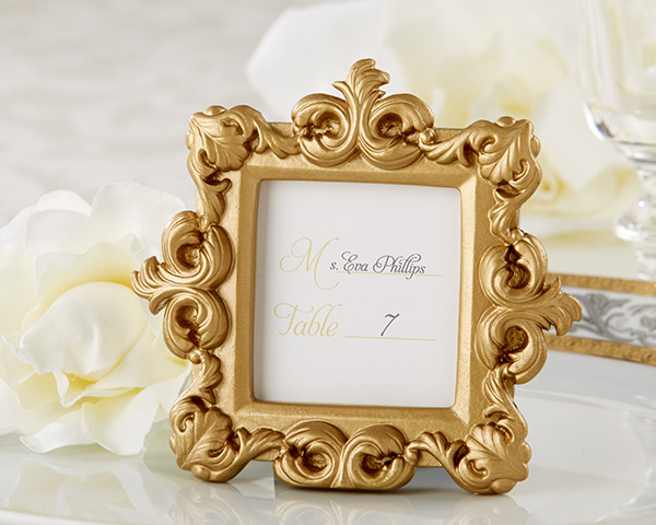 "Royale" Gold Baroque Place Card/Photo Holder