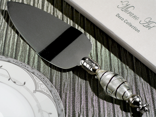 Murano Art Deco Collection Cake Server