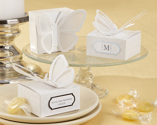 "Sweet Butterfly" 3-D Butterfly Favor Box (Set of 24)
