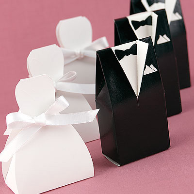 Black Tuxedo Favor Boxes