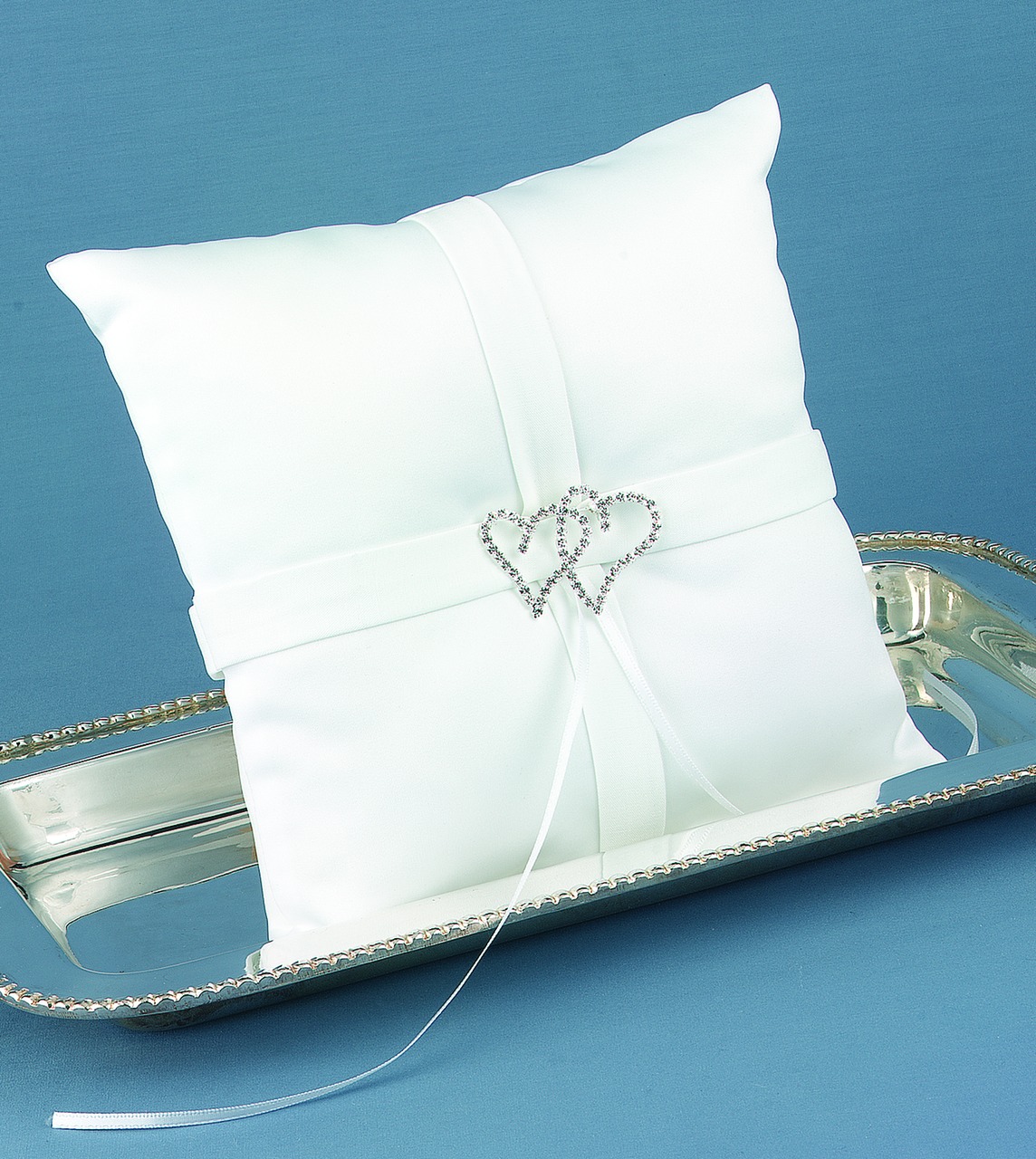 White With All My Heart Pillow