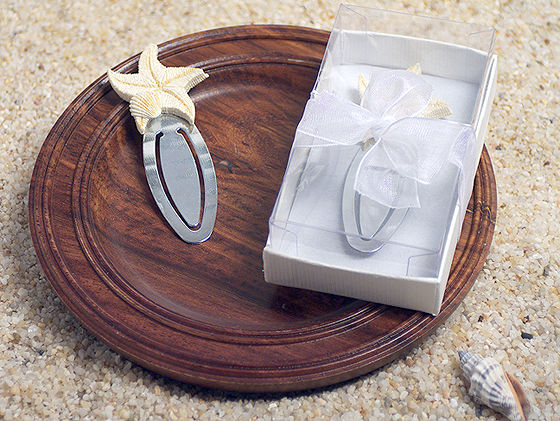 Starfish Bookmark In Sand Colors & Ivory