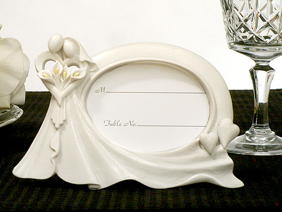 Bride & Groom Place Card Photo Frames