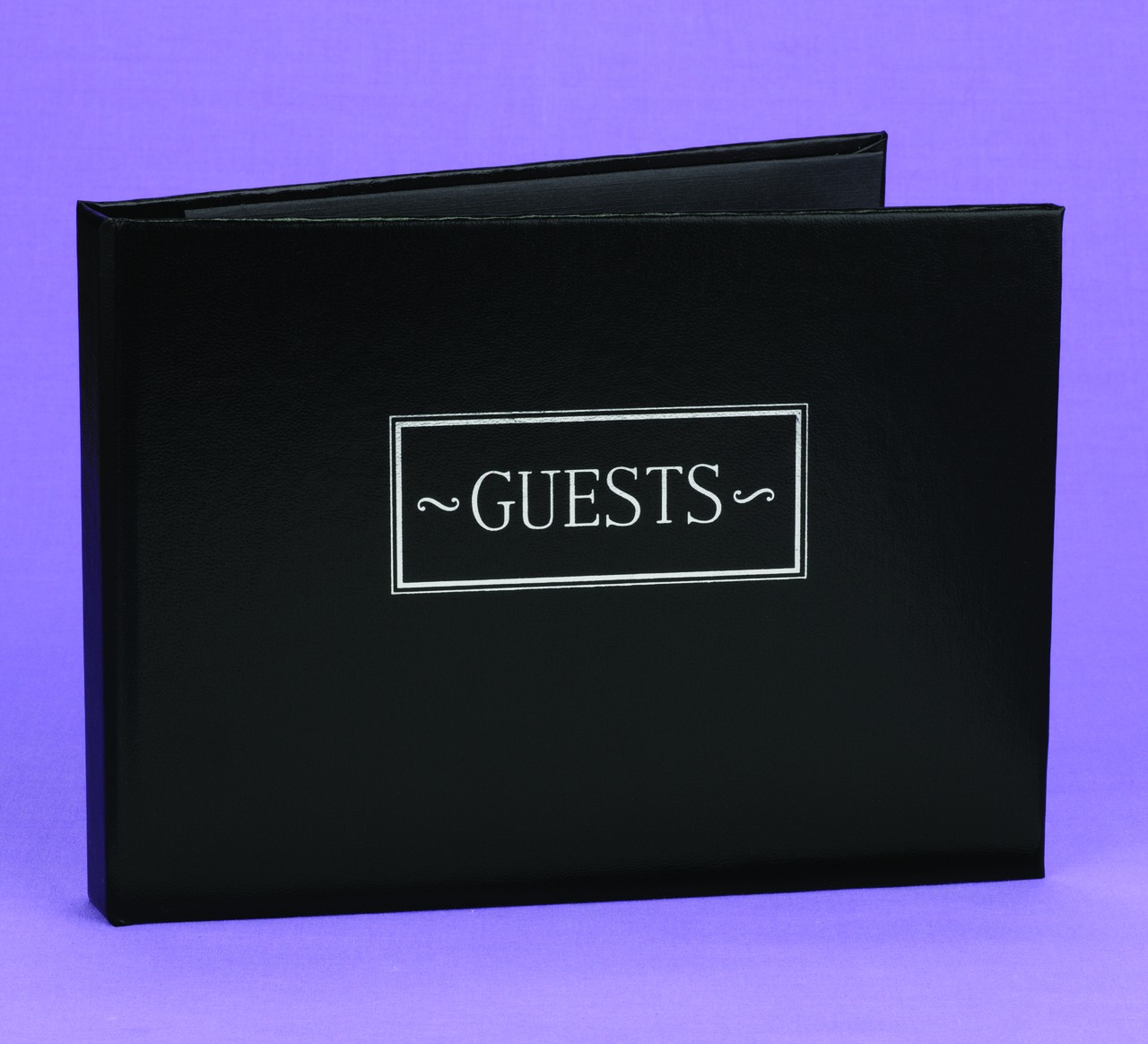 Black Small Guest Book