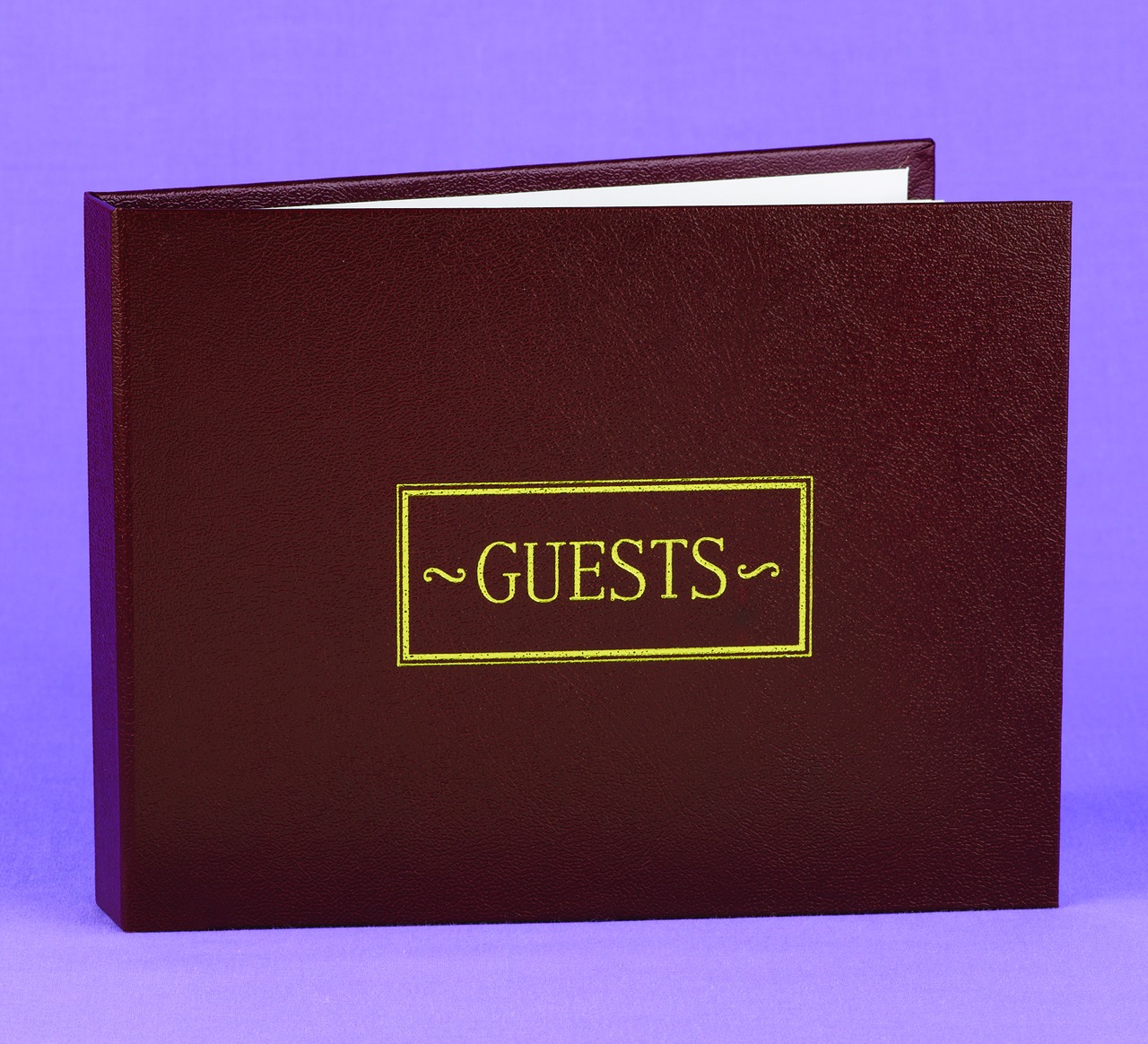Burgundy Small Guest Book